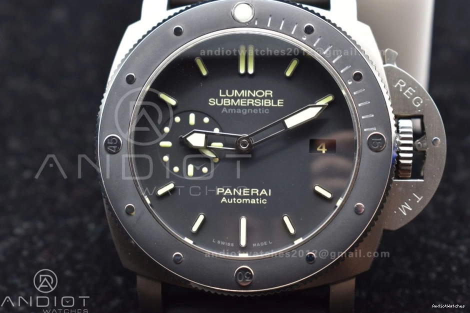 Strap 1003 O Clone V on Edition 1:1 Super Best P.9000 Black PAM389 Rubber BestValue VSF 0416